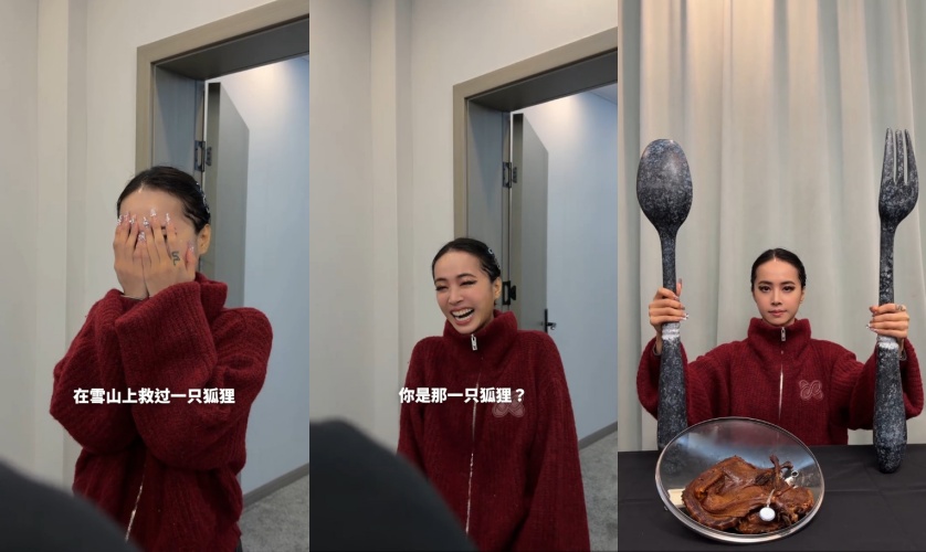 蔡依林的版本讓網友都笑翻。（圖／翻攝自蔡依林工作室微博）