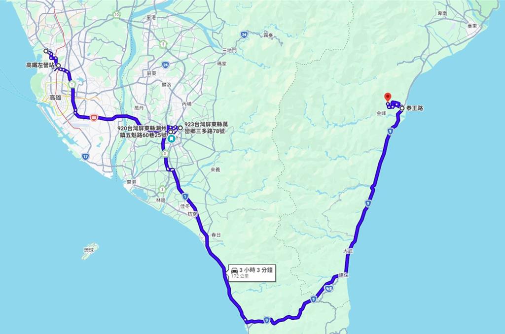 徐漢逃亡路線。(圖/橋檢提供)