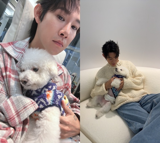 夏和熙愛狗成痴，推動毛孩活動多年。（圖／三得利提供）