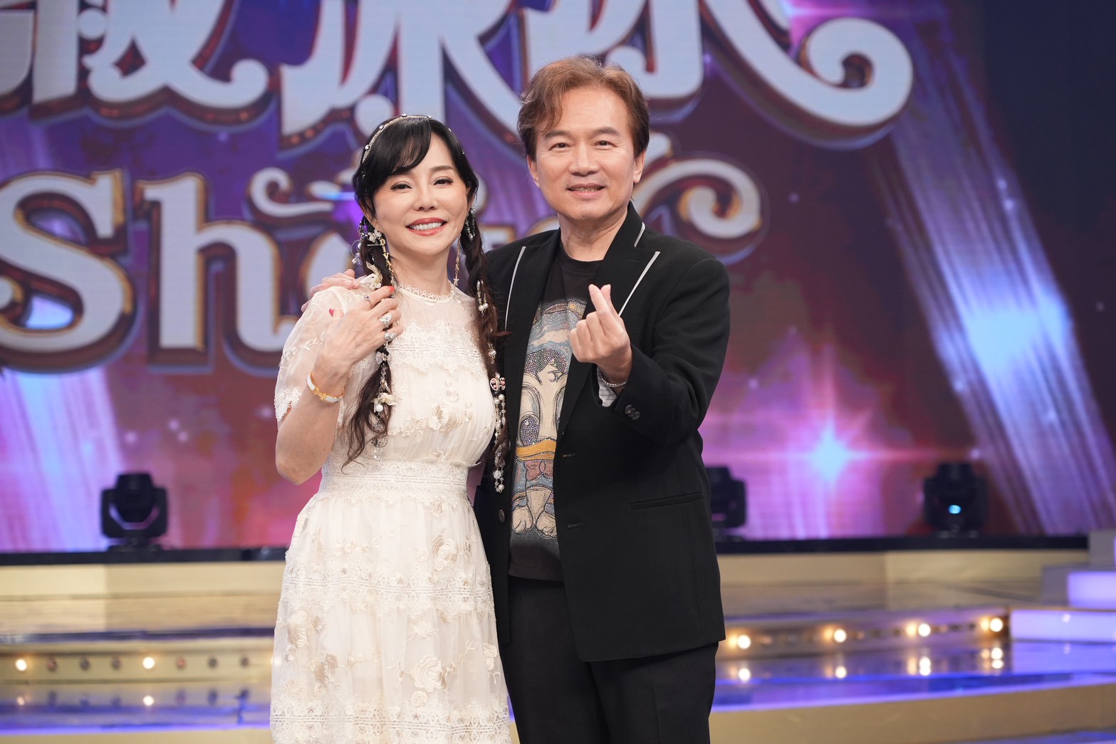 孫鵬、狄鶯隔18年合體進棚錄影。（圖／記者許方正攝）