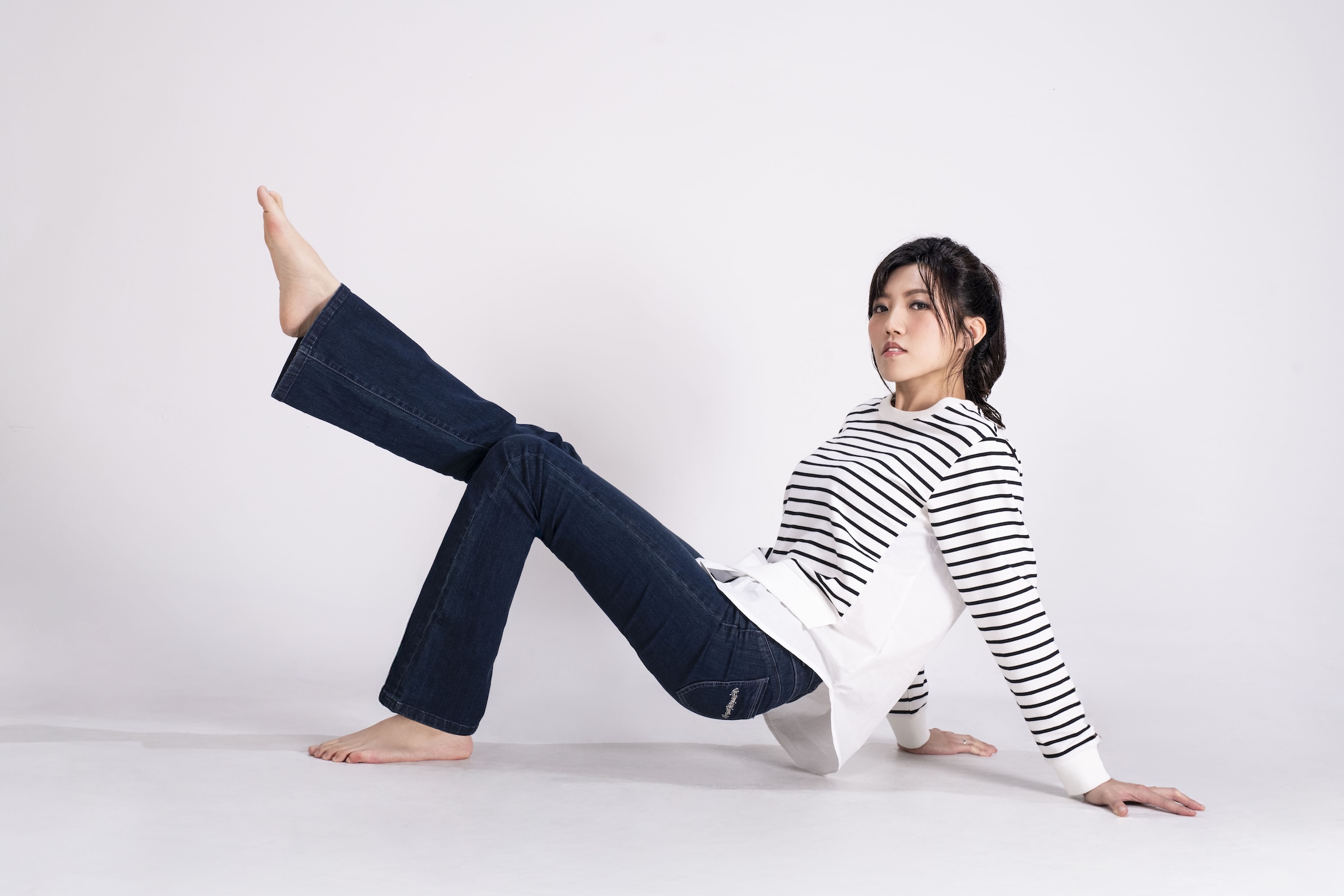 林希子被1堂課改變人生，金鐘主持人劉玉霖欽點出道。（圖／iSHOW愛秀演藝提供）