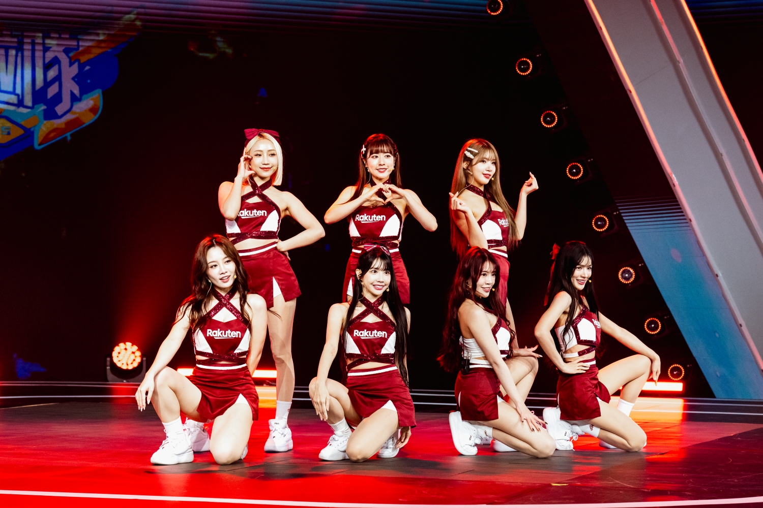 樂天桃猿Rakuten Girls火熱登場。（圖／緯來電視網提供）