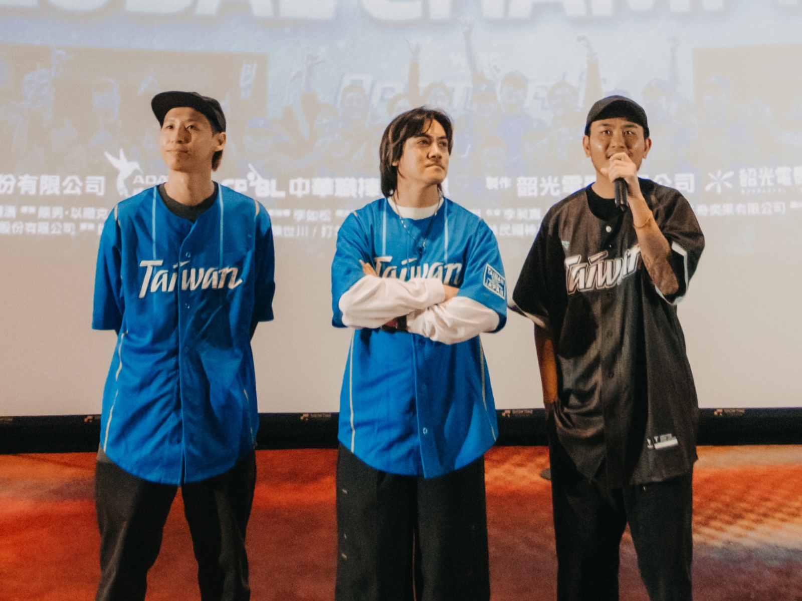 柯光（左起）、皮皮、楊大正一同出席觀影。（圖／火氣音樂提供）