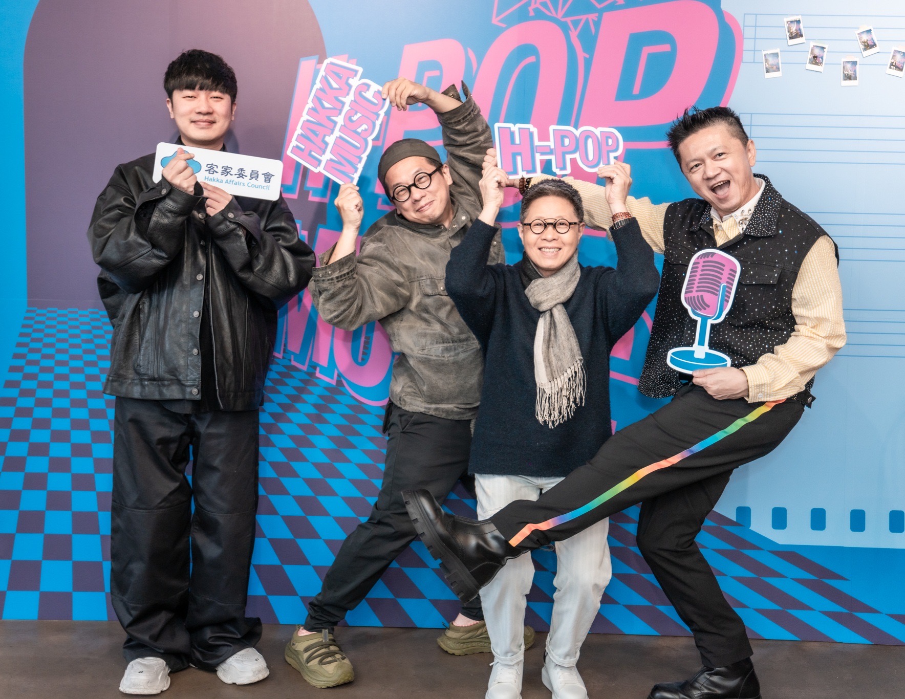 音樂座談交流會邀袁永興(右起)、丁曉雯、柯智豪、彭柏邑對談。(圖/新視紀整合行銷提供)