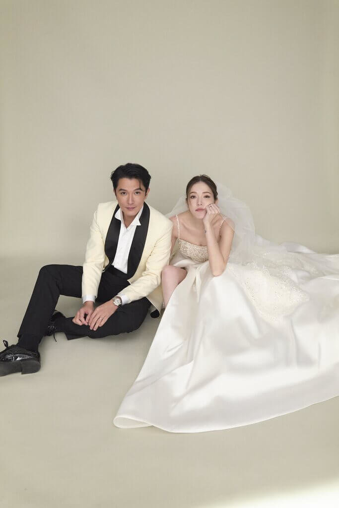 許瑋甯(右)和邱澤(左)育有1子。(圖/夏朵創意行銷提供)