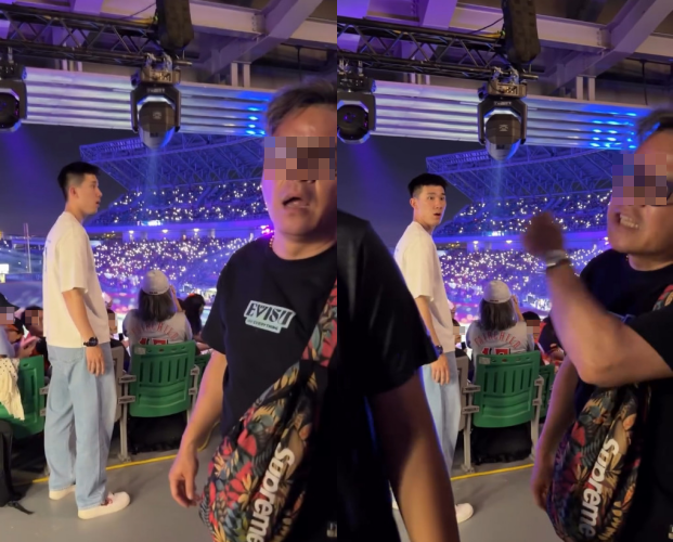 台南一名蔣姓房仲，昨天在亞太棒球場對工讀生掌摑，今天發聲道歉了。（圖／翻攝自huhu_artnhandmade Threads）