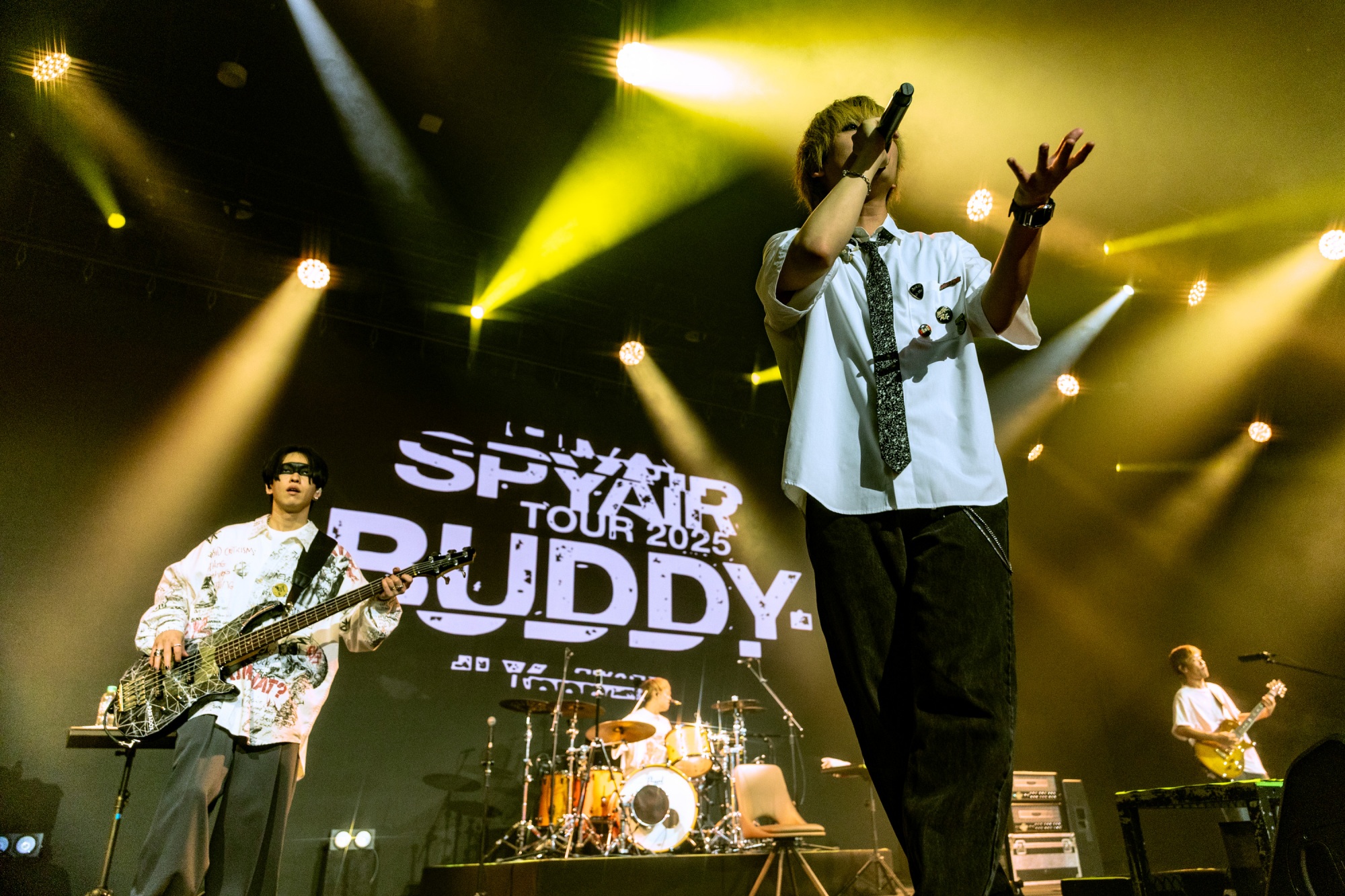 日本人氣搖滾樂團SPYAIR再度來台開唱。(圖/梵思娛樂提供)