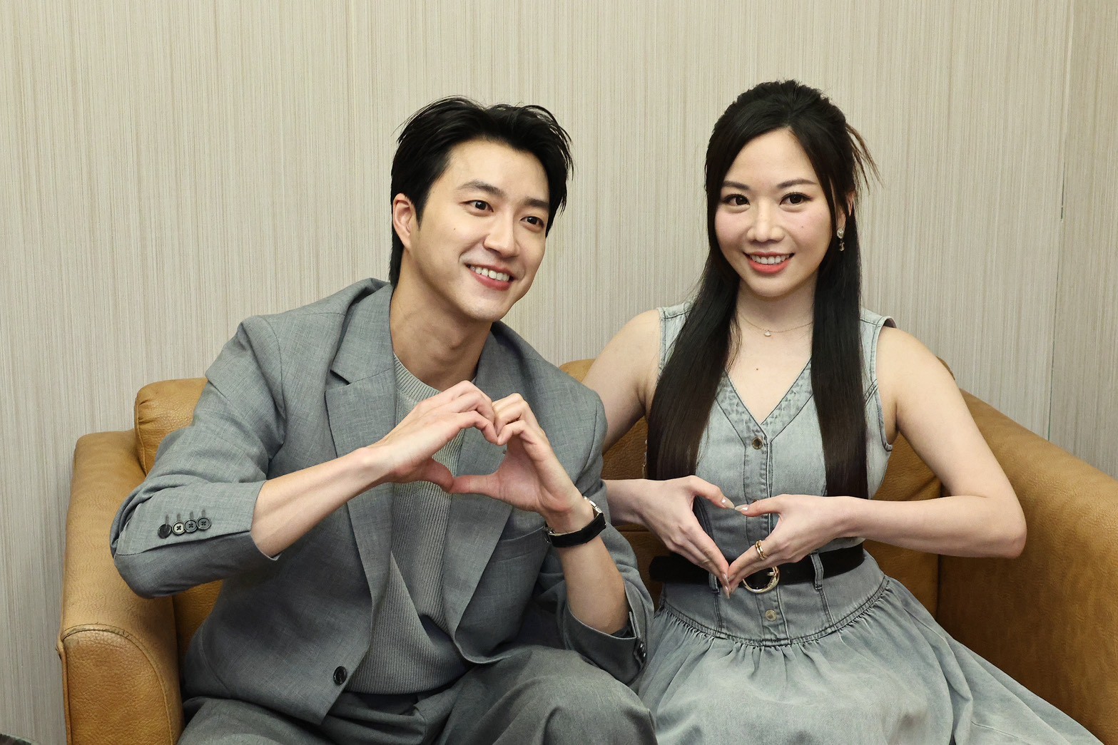 江宏傑(左)和蔡尚樺相識許久,無火花。(圖/娛樂中心攝)