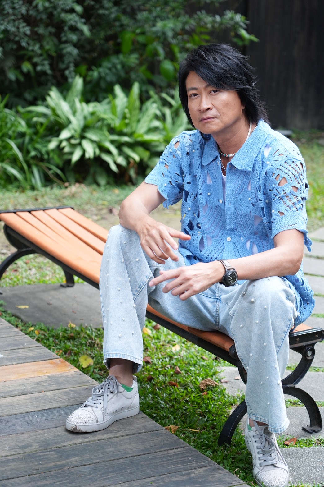 「敵不過想念」北高開唱，游鴻明力邀正妹女兒同台獻聲，自嘲年輕歌迷看女兒比看他還驚喜。（圖／記者許方正攝）