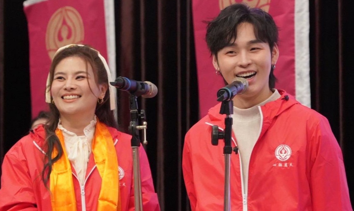 展瑞感性表示董仔是彼此最常聯絡的夥伴之一。(圖/心潮麗天協會提供)