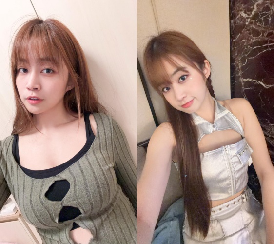 「啦啦隊女神」陳伊在啦啦隊圈擁有超過10年經歷，曾是黑澀會美眉一員。（圖／翻攝自虎牙陳伊﻿臉書）