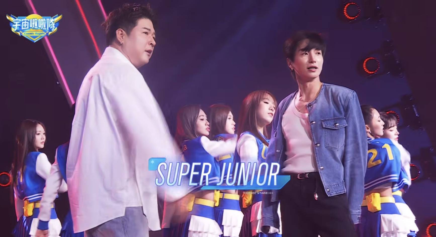 《宇宙啦啦隊》super junior利特、神童同台現身大跳歌曲〈Express Mode〉。（圖／記者蕭宇涵攝）