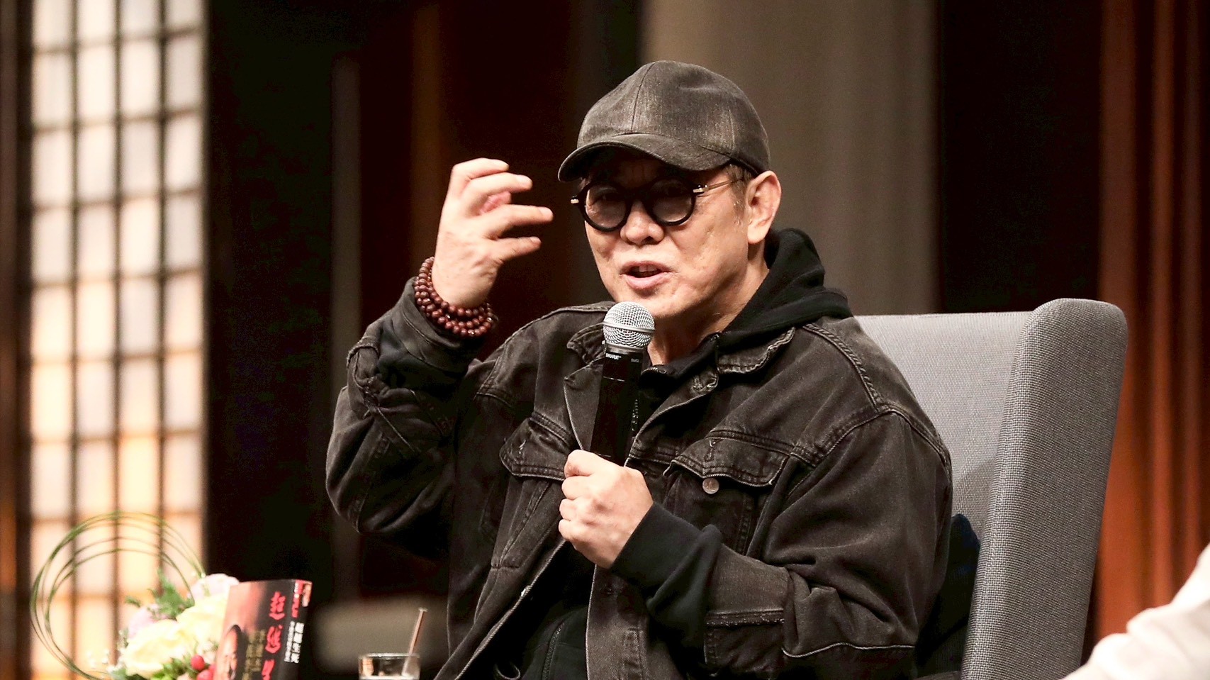 李連杰表示自己心臟沒病，也不會去換心。（圖／記者許方正攝）