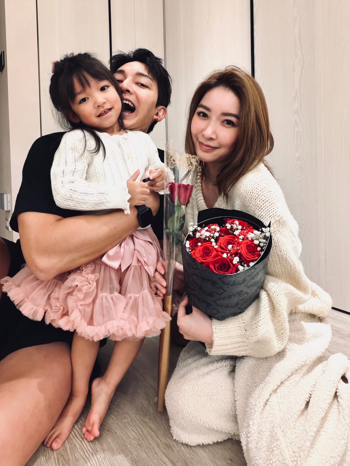 許維恩確診乳癌,心繫年幼女兒。