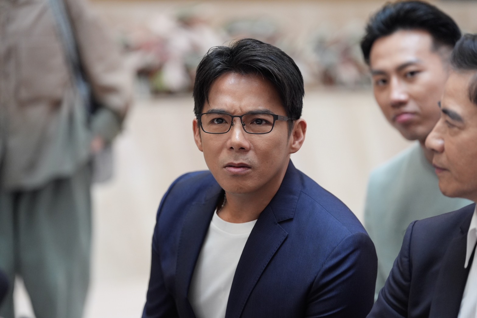 陳子強遭女總裁控冷暴力分手還「假公益真斂財」，首露面強硬否認。（圖／記者陳明中攝）