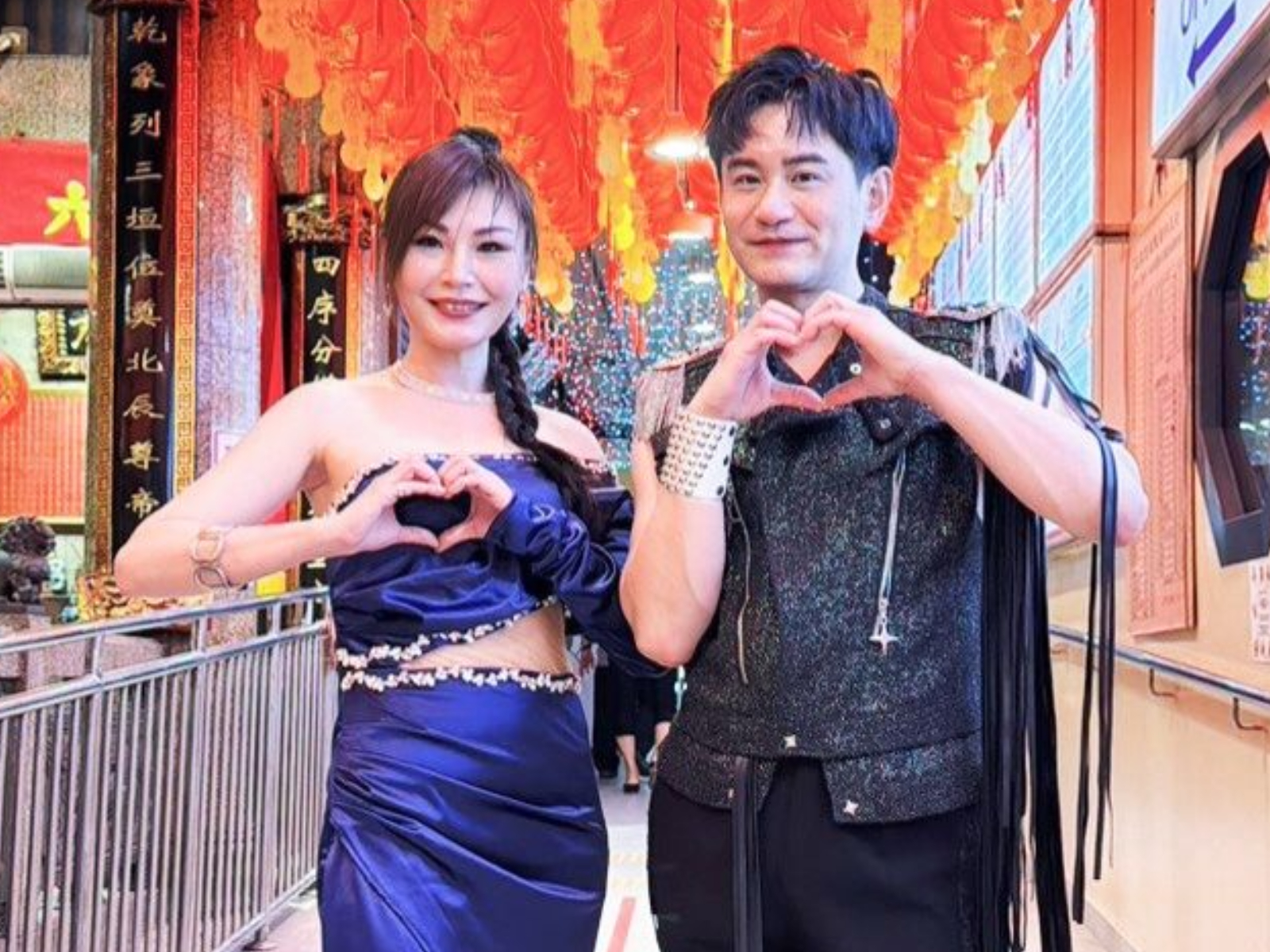 吳俊宏（右）、林琇琪。（圖／豪記唱片提供）