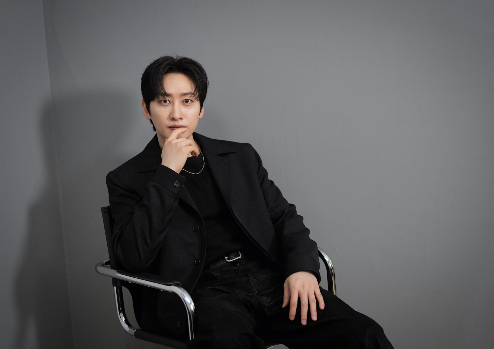 SUPER JUNIOR 銀赫主持《宇宙啦啦隊》表示從選手身上學到許多。（圖／記者陳明中攝）