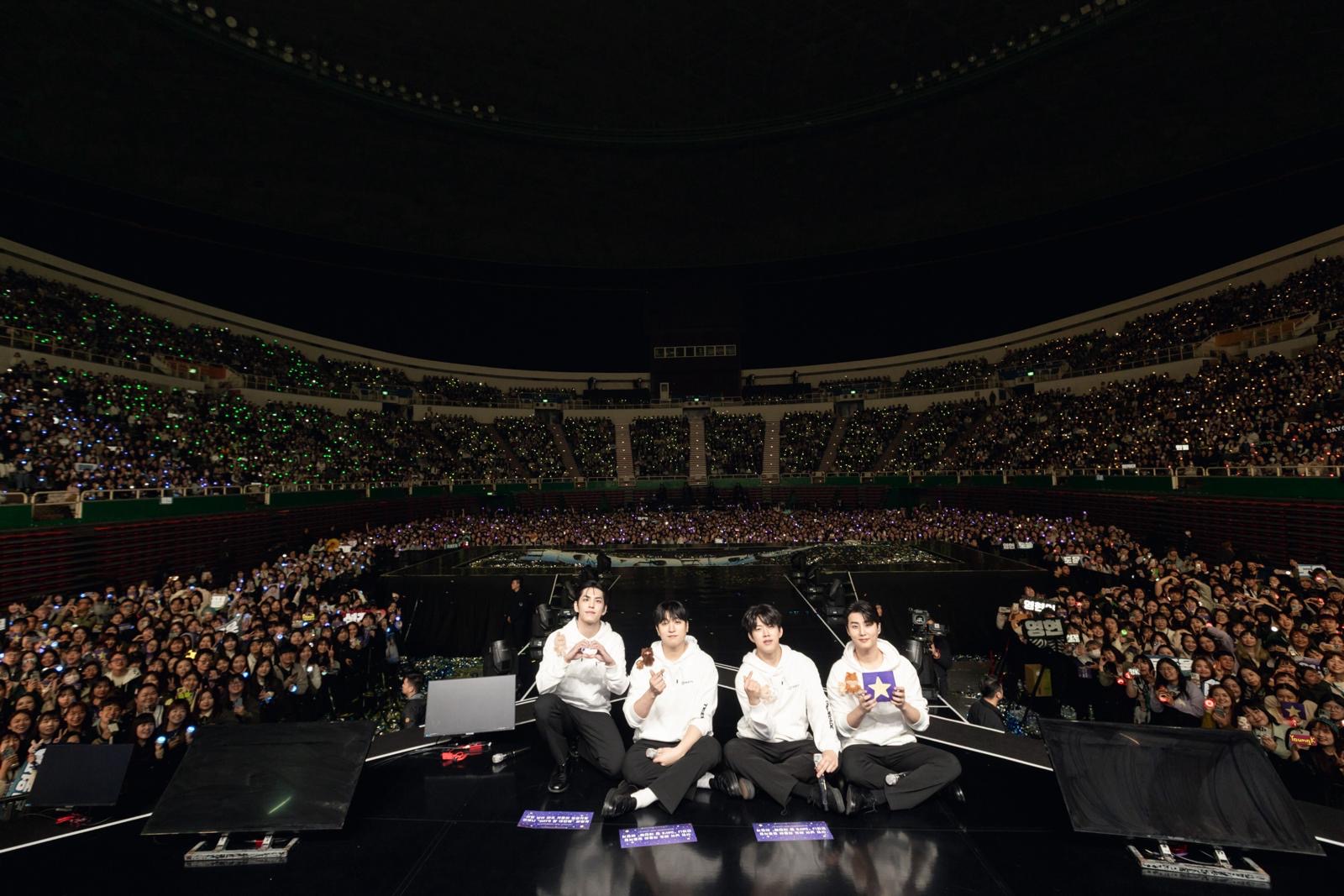 DAY6兩晚演出吸引 1 萬 8 千名粉絲,現場座無虛席(圖/Live Nation Taiwan提供)