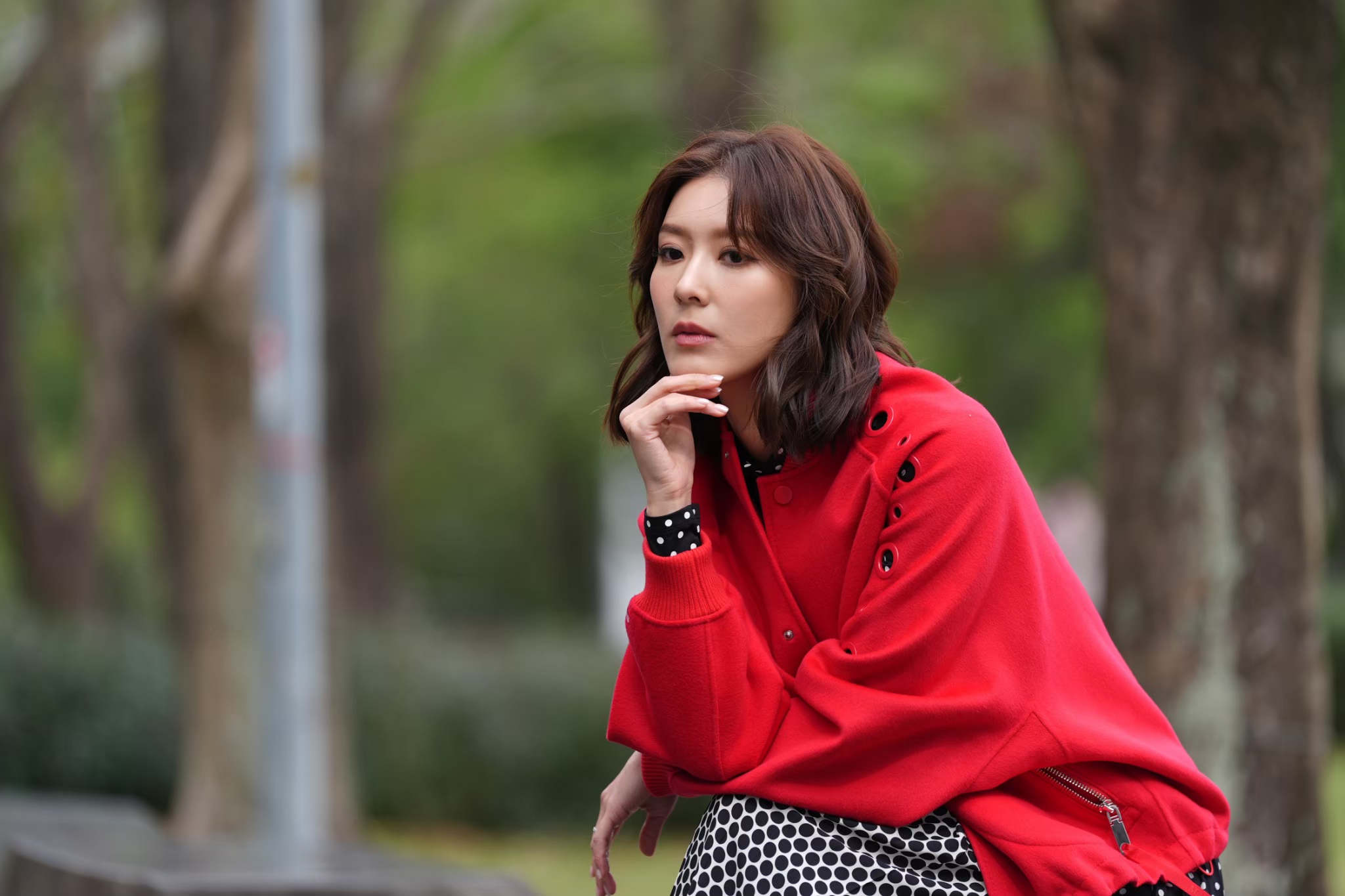 余香凝坦言父母離婚一定會影響感情觀,但她反而是更渴望走入婚姻跟家庭。(圖/記者陳明中攝)