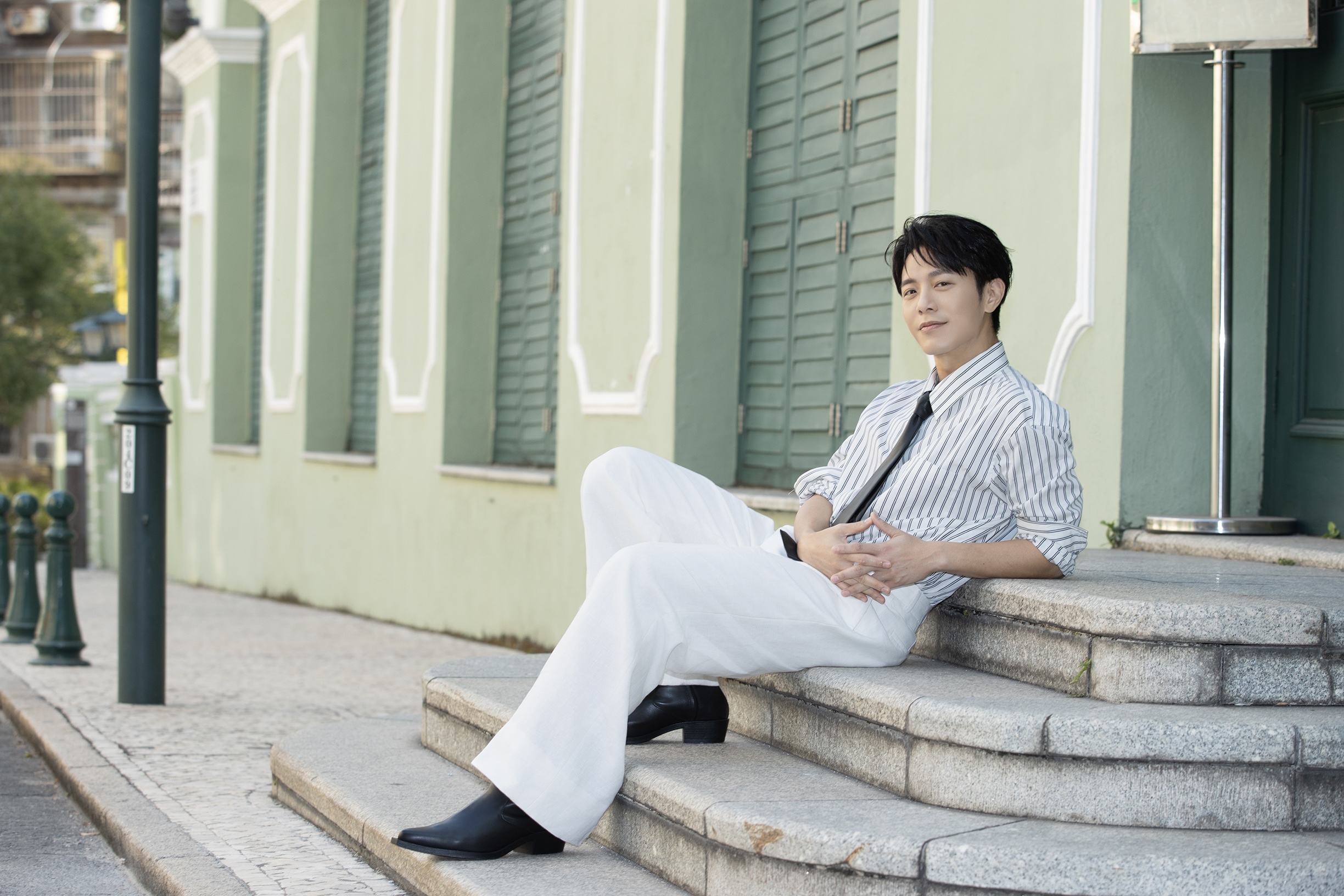 韋禮安飛往香港拍攝音樂影集。（圖／索尼音樂提供）