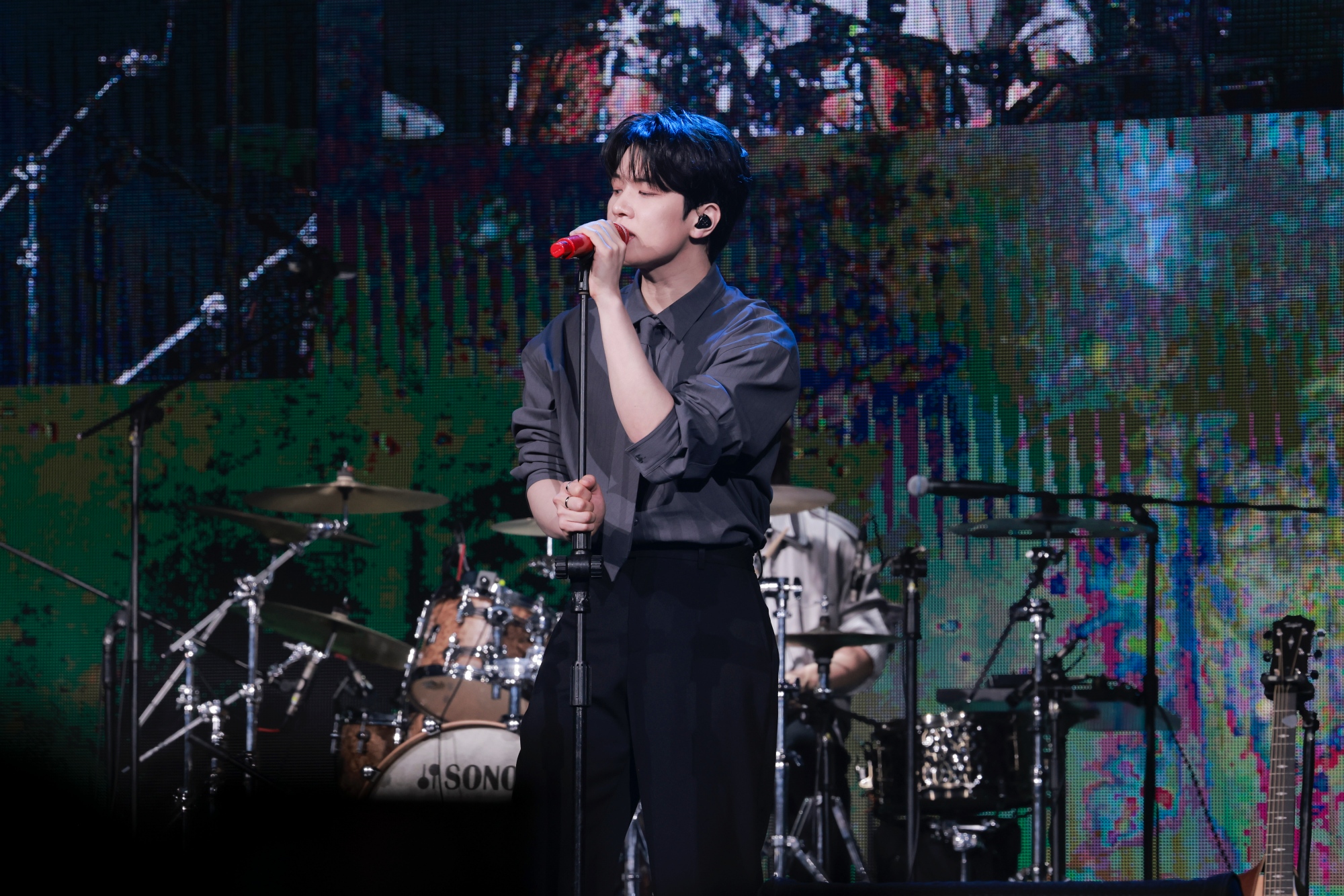 N.Flying 柳會勝個人演唱展現高音實力唱功。（圖／SHOWOFFICE提供）