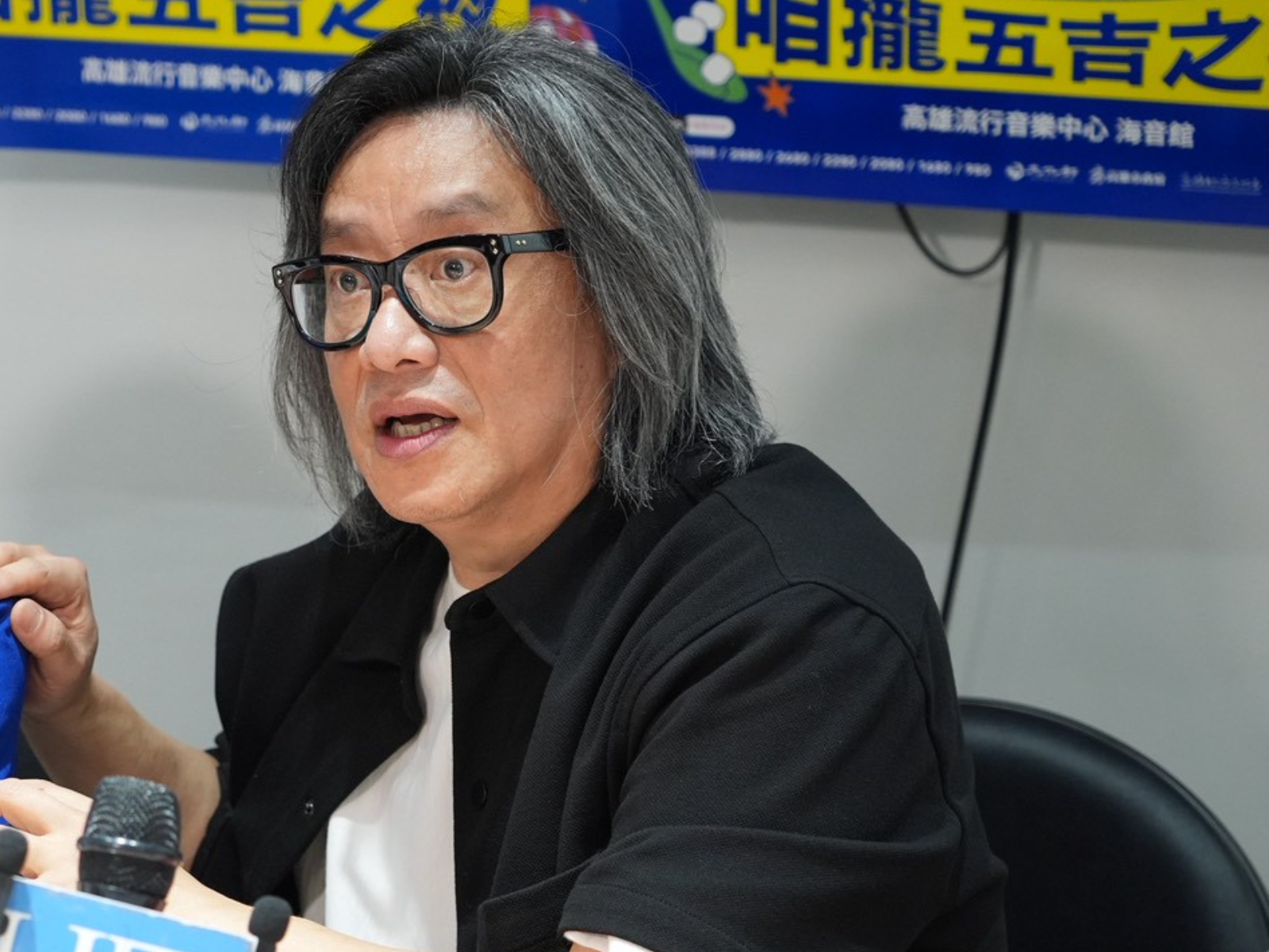 施文彬聊到閃兵話題。（圖／記者許方正攝）