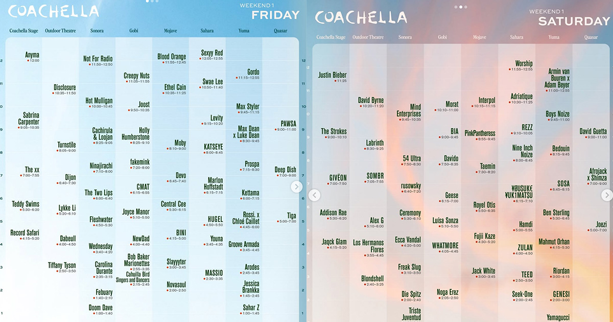 Coachella音樂節登場。（圖／翻攝IG）