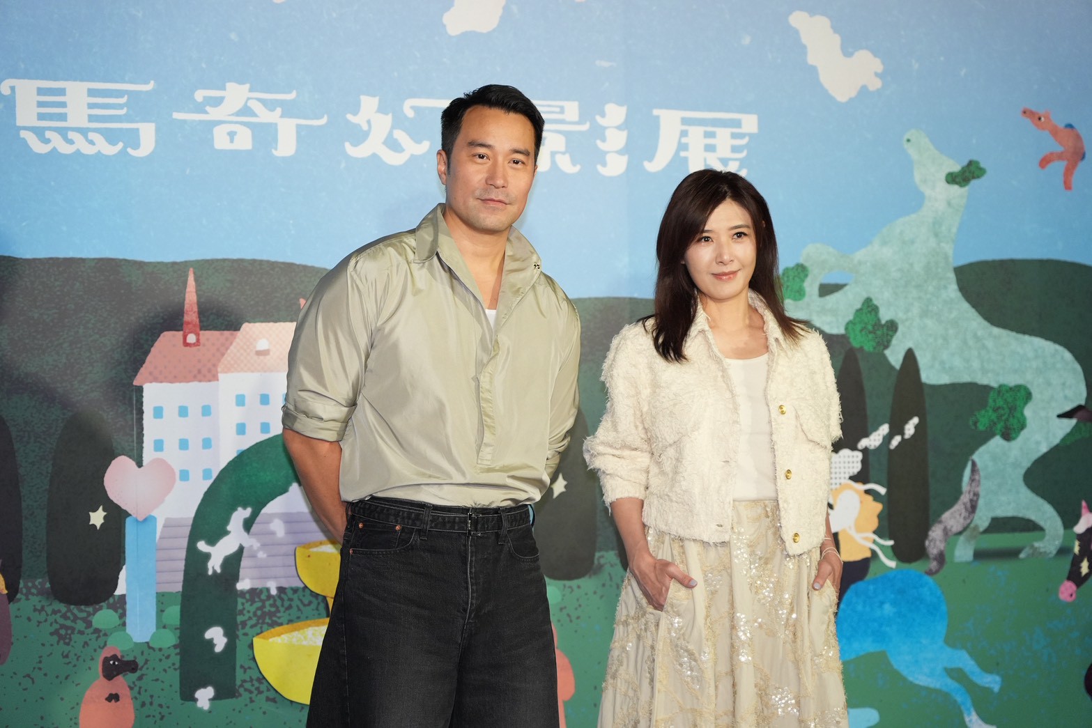 張孝全跟蘇慧倫在《欠妳的那場婚禮》飾演夫妻。（圖／記者許方正攝）