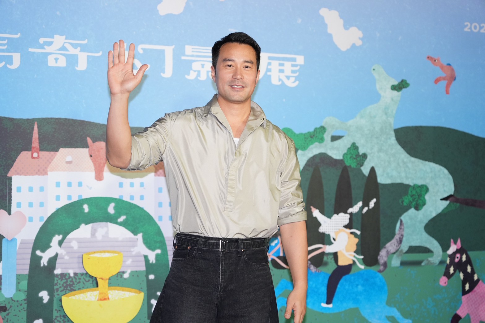 張孝全拍《欠妳的那場婚禮》胖了快7公斤。（圖／記者許方正攝）