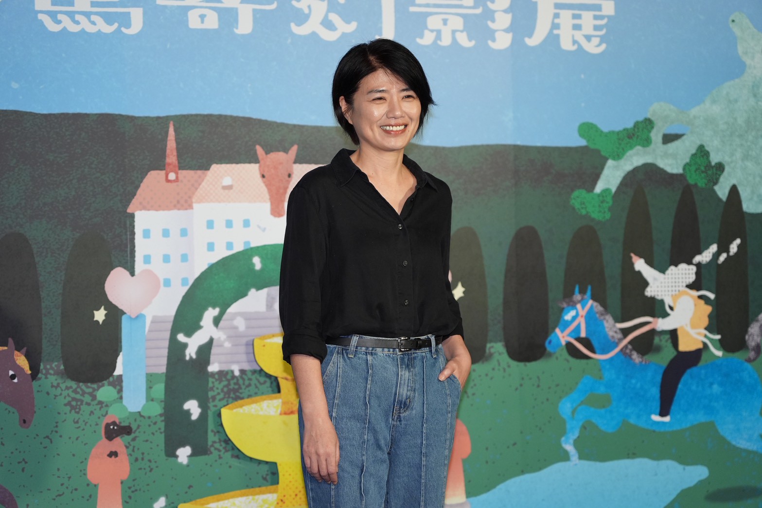 嚴藝文拍《欠妳的那場婚禮》一開始不知道怎麼跟張孝全溝通。（圖／記者許方正攝）