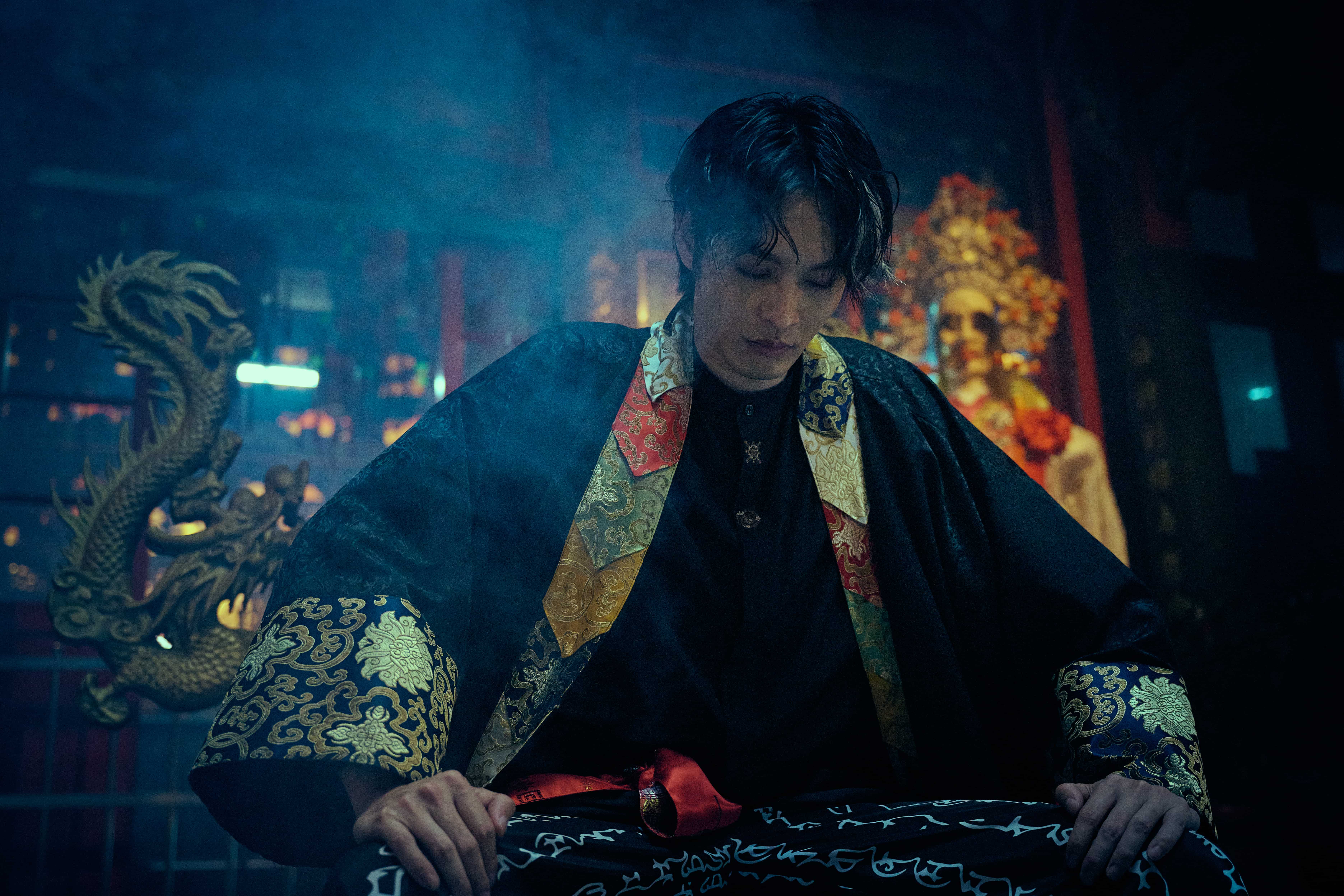 曹佑寧拍《祭弒》起乩戲有感覺，相信仙姑就在身邊。（圖／威視提供）