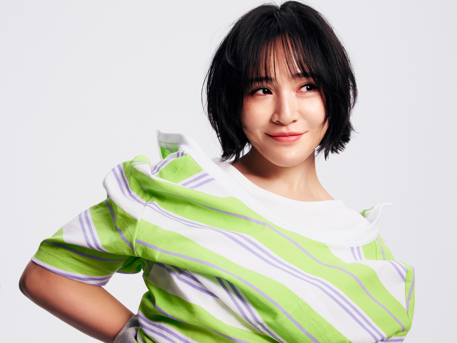 梁文音喜歡和粉絲近距離互動。(圖/寬宏藝術提供)