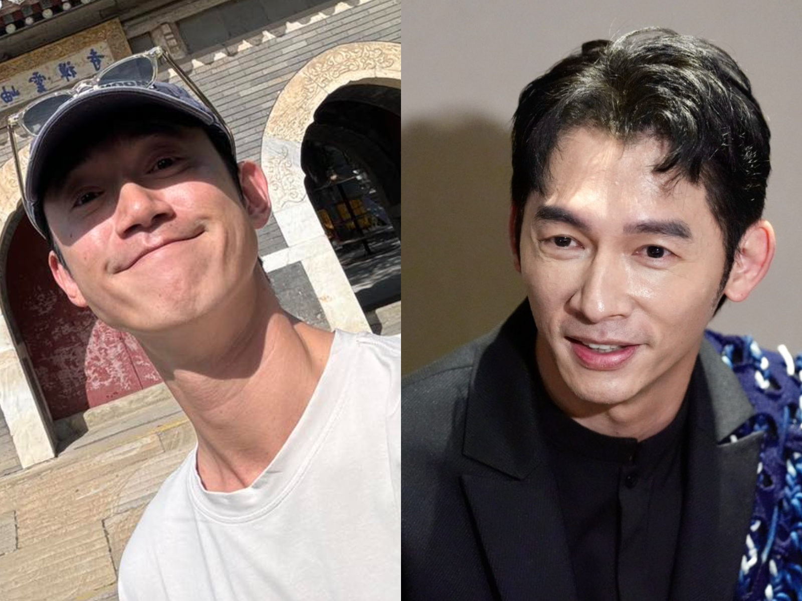 吳慷仁（左圖）和温昇豪（右圖）都是高雄人。（圖／翻攝吳慷仁臉書、記者陳明中攝）