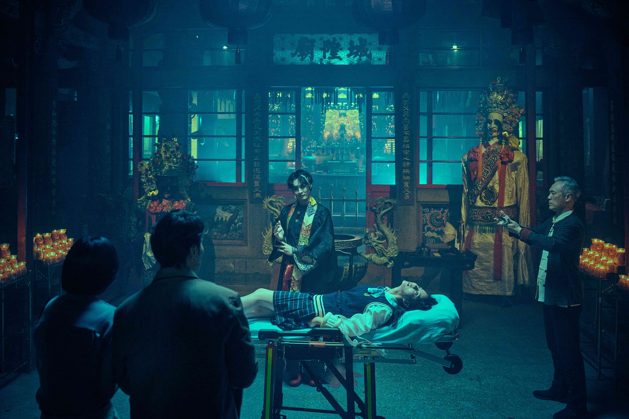 曹佑寧回憶在基隆城隍廟拍攝期間,感覺有種在家的安全感。(圖/威視提供)