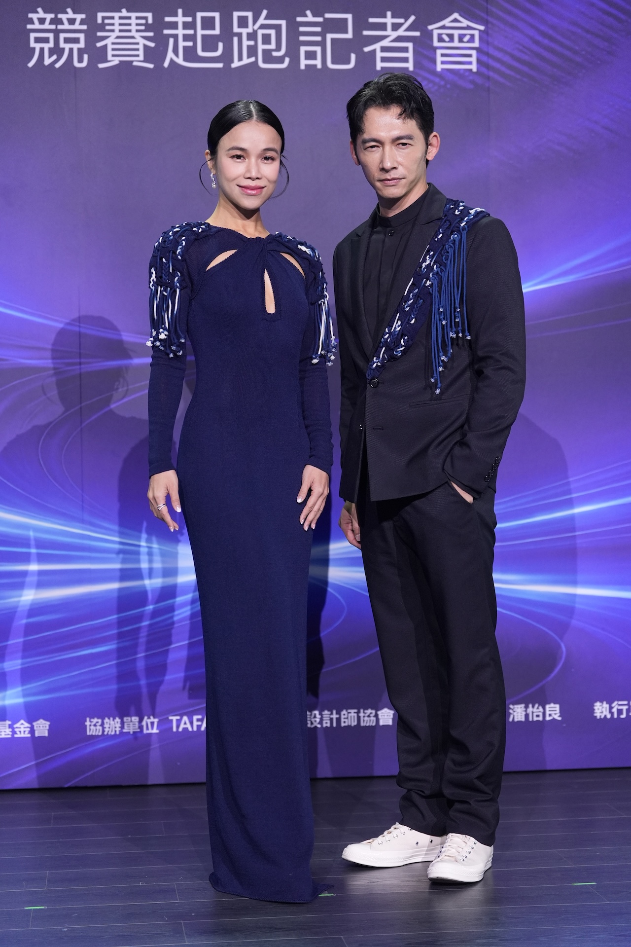 温昇豪（右）和林芯儀都是客家人。（圖／記者陳明中攝）