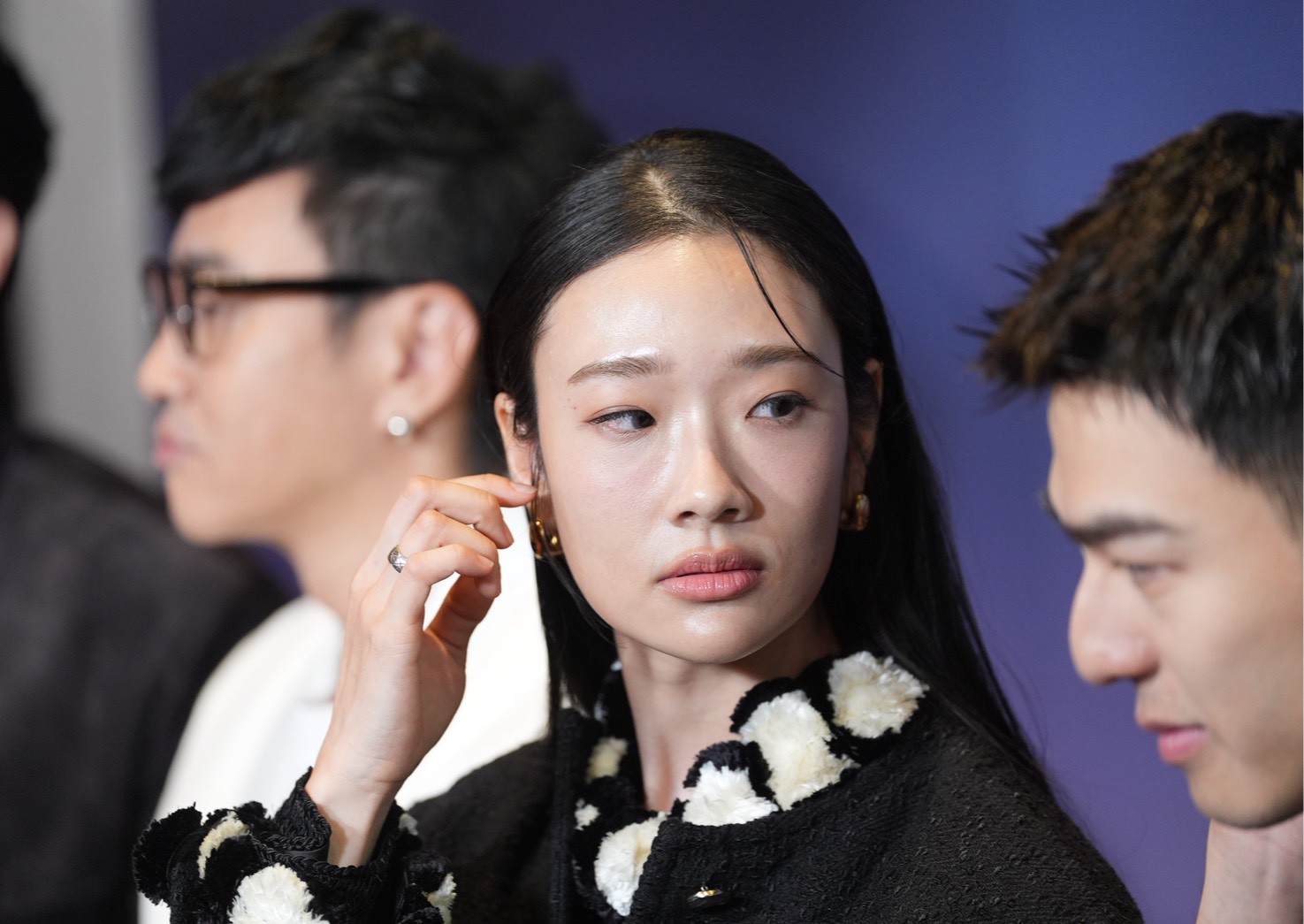 曾獲艾美獎肯定的泰國影后 Aokbab 茱蒂蒙，在《對你心動的預言》中挑戰全中文演出，她透露台詞高達 95 皆需使用中文表達，語氣與口音的磨練是一大挑戰，敬業態度深受導演何潤東。（圖／記者陳明中攝）