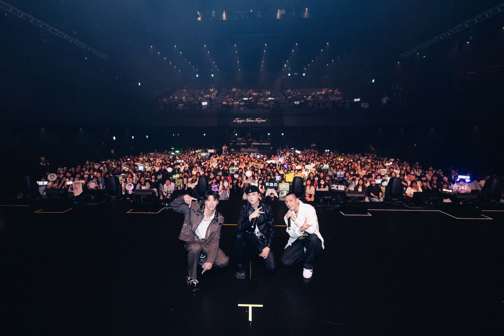 Ozone文廷（左起）、祖安、煥鈞壓軸登上春樂祭演出。（圖／量籽計畫提供）