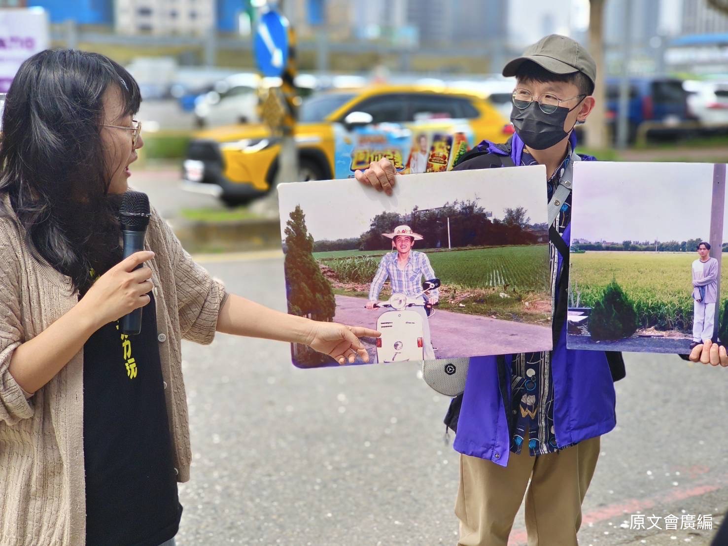 由在桃園青埔長大的「桃園藝文陣線聯盟」夥伴，分享兒時記憶與青埔快速變遷的歷程。（圖／原文會提供）