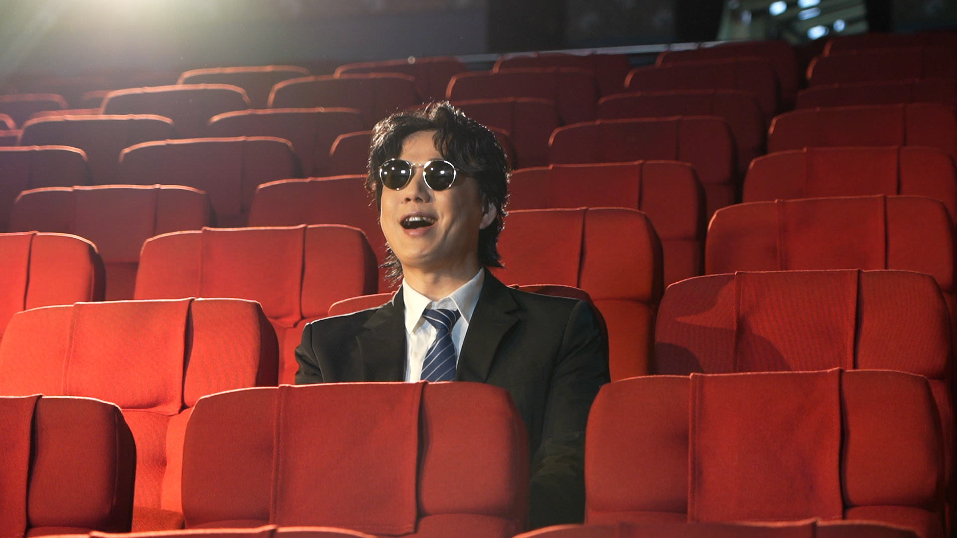 蕭煌奇出席〈做陣來去看電影〉MV首映，被問做人進度。（圖／國家影視聽中心提供）