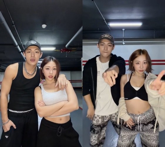 艾薇和吳霏如今認愛，經常公開放閃。（圖／翻攝自艾薇IG）