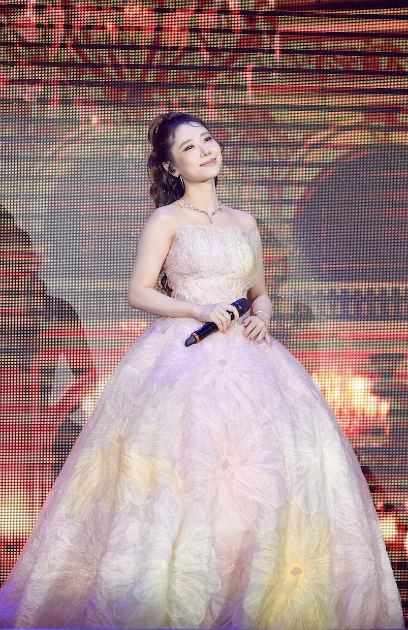 陳怡婷完成演藝生涯里程碑。（圖／記者陳明中攝）