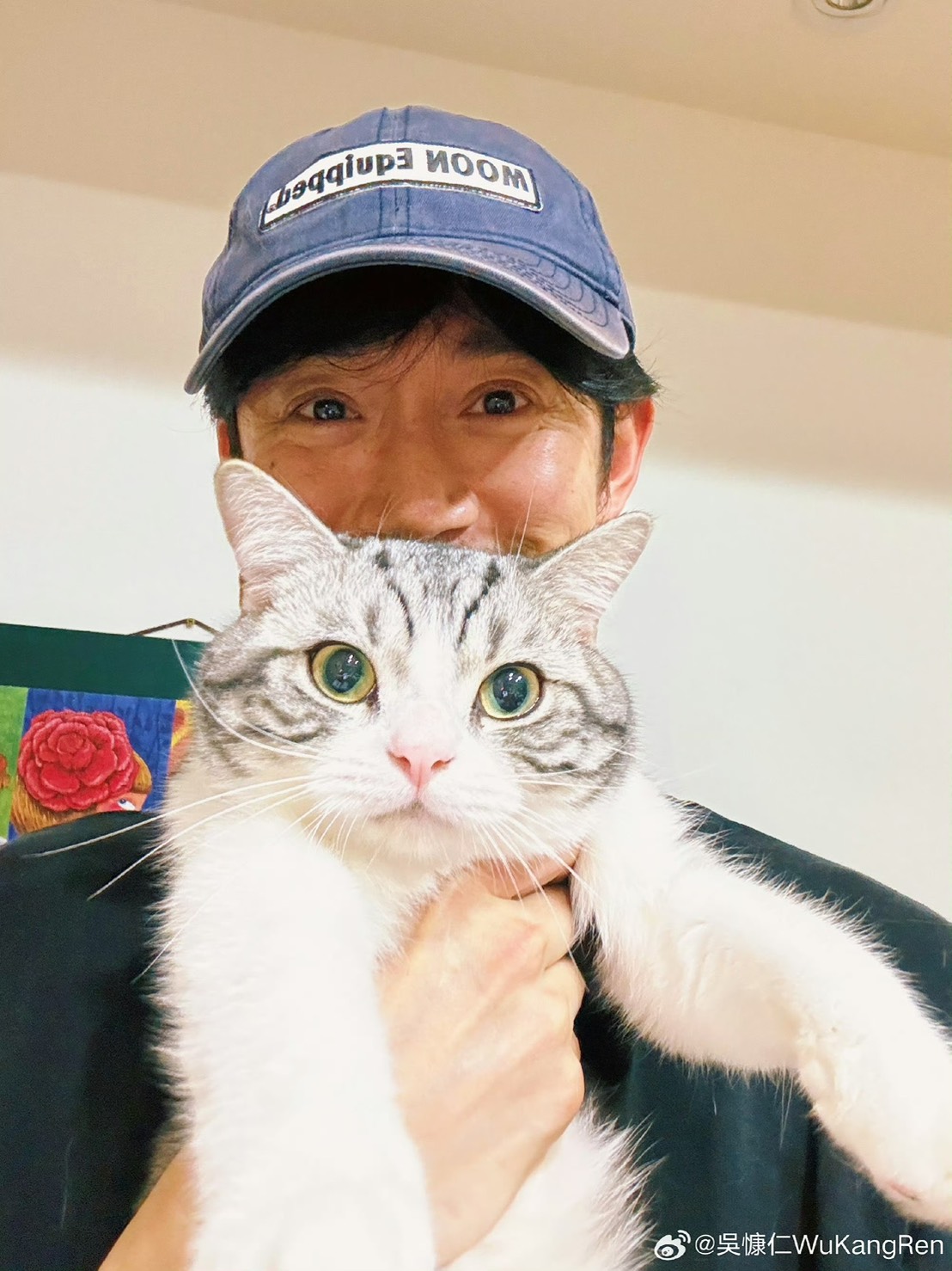 吳慷仁曬貓。（圖／翻攝吳慷仁微博）