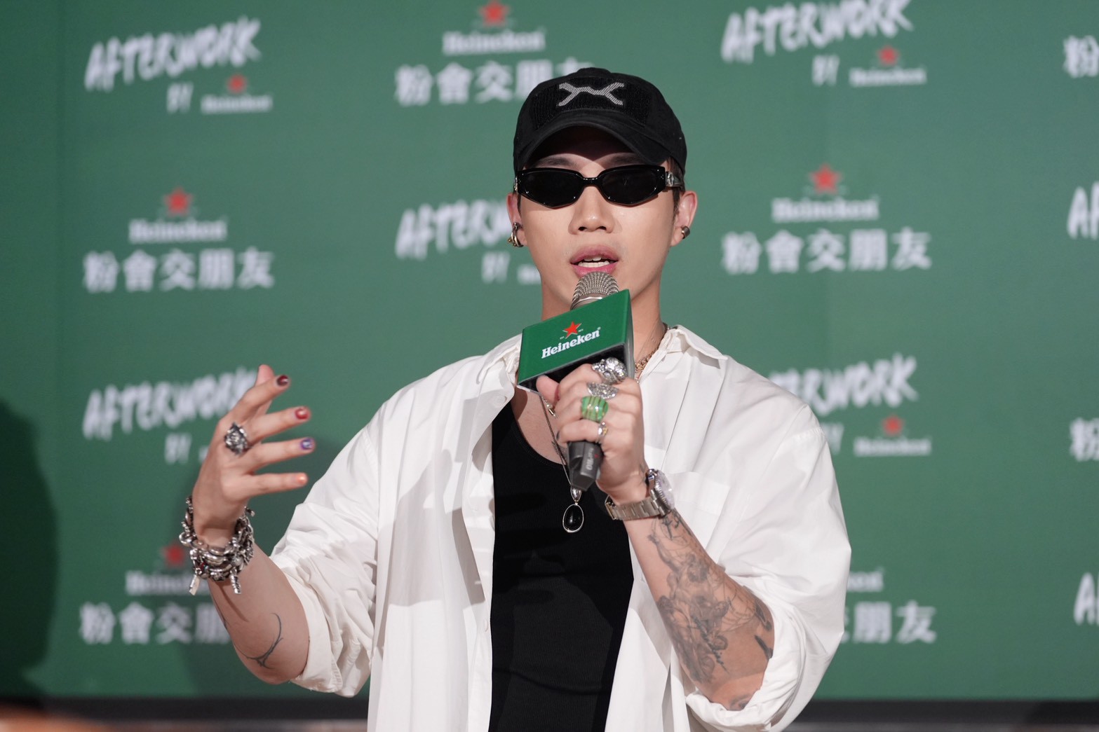 ØZI不答是非問題。（圖／記者陳明中攝）