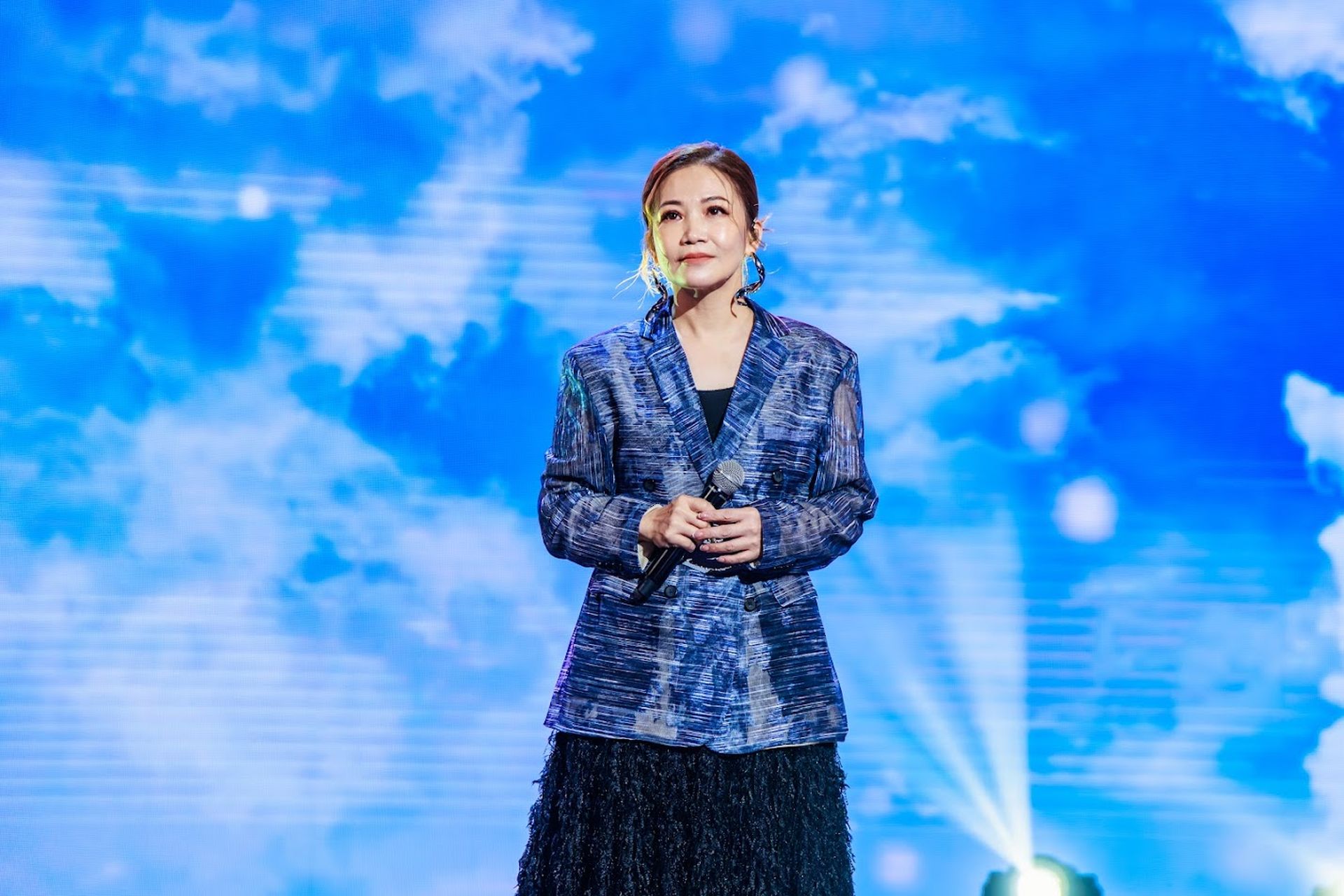 黃妃於節目中展現深厚歌唱實力，並表示未來期待能挑戰Rap等不同曲風，為歌迷帶來全新驚喜。（圖／中視提供）