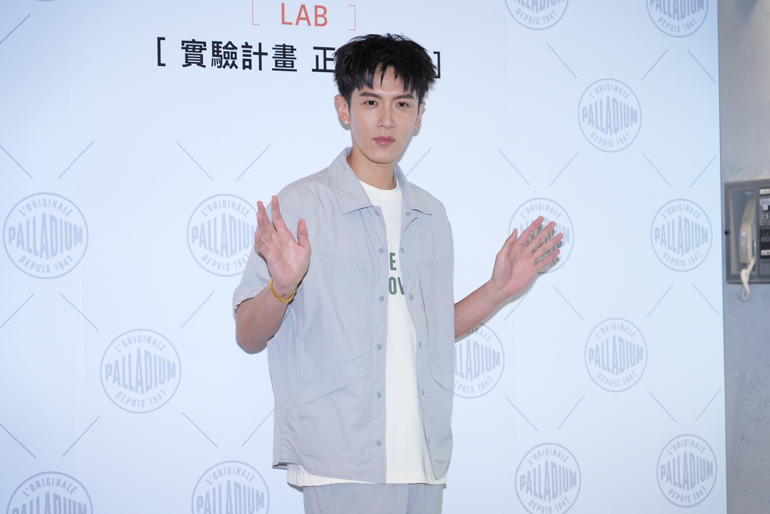 柯震東算是有問必答。（圖／記者許方正攝）