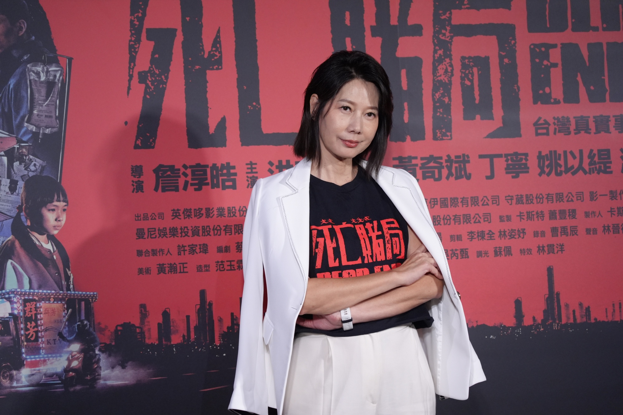 丁寧開玩笑喊話春風別來搶演員飯碗。（圖／記者陳明中攝）