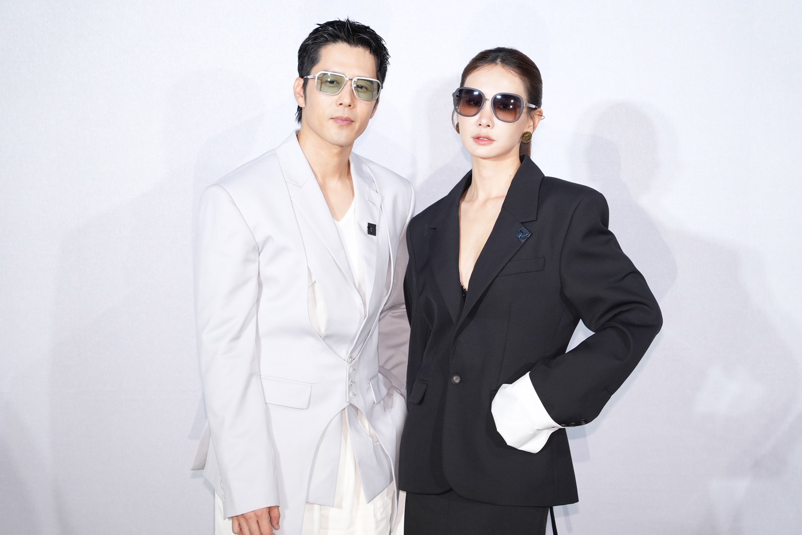 安心亞、胡宇威出席眼鏡品牌活動。（圖／記者許方正攝）