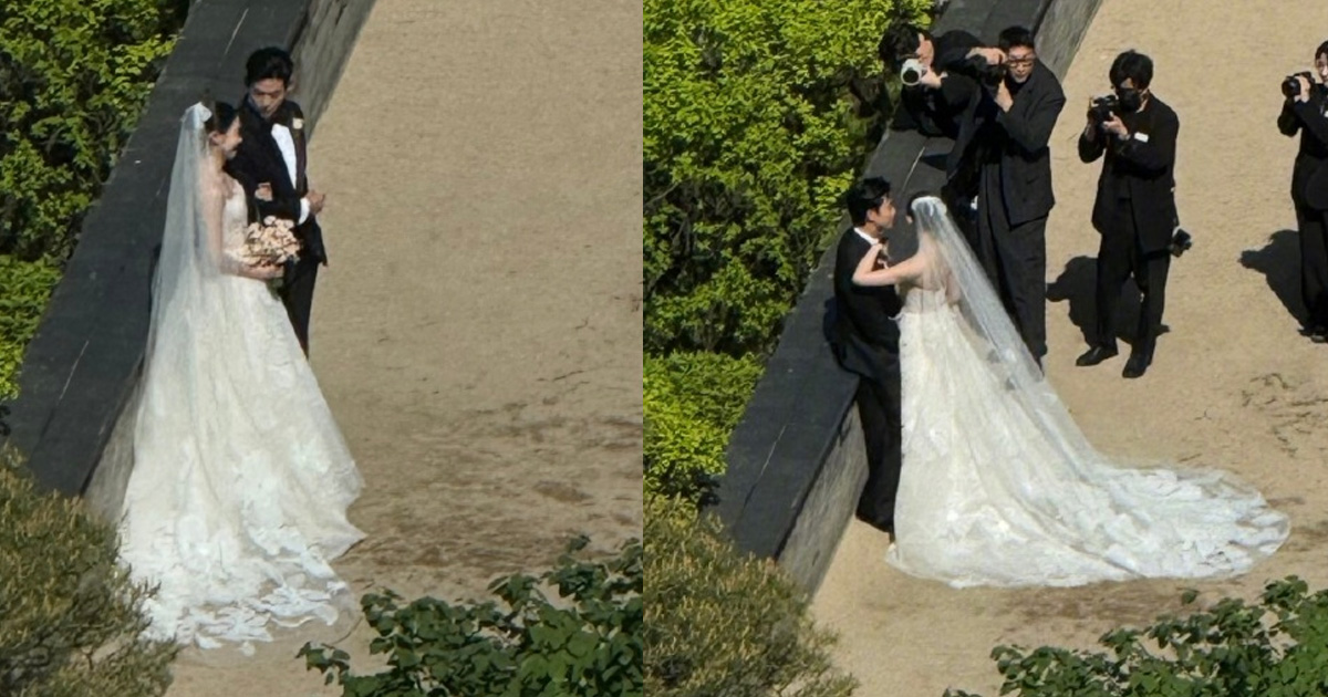 玉澤演結婚被中國網友拍下畫片。（圖／翻攝微博）