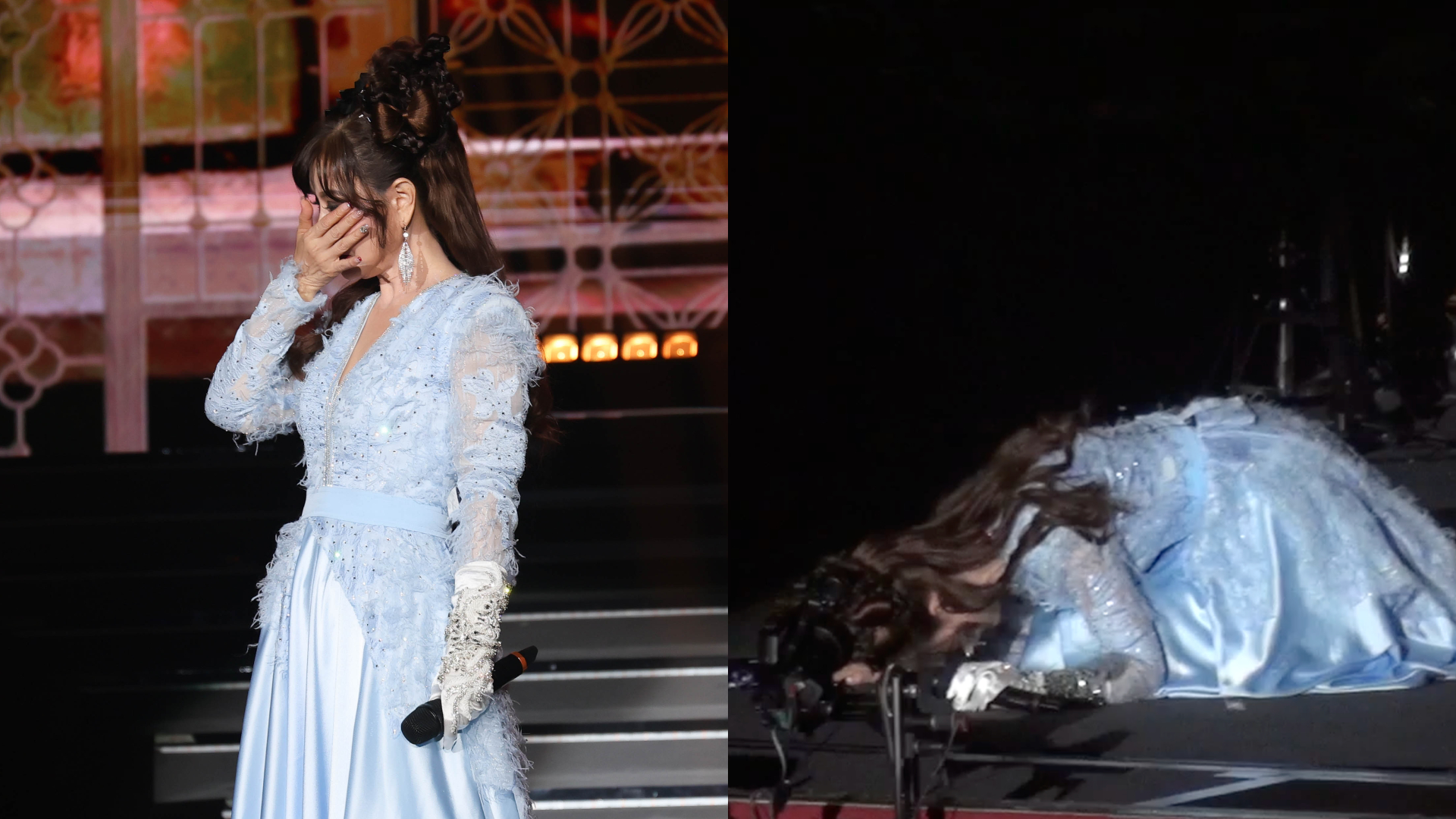 龍千玉想到媽媽的養育之恩淚崩下跪。（圖／瑞揚創意提供）