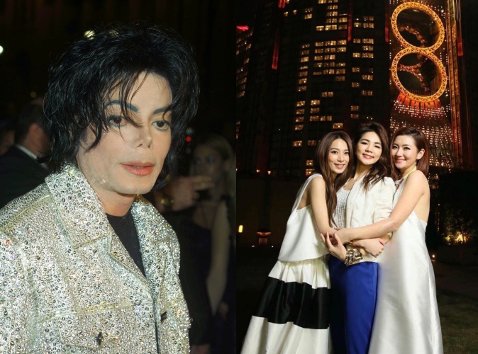 S.H.E多年前的一首歌曲，取樣麥可傑克森的〈Billie Jean〉。（圖／翻攝自S.H.E臉書、AP／達志）